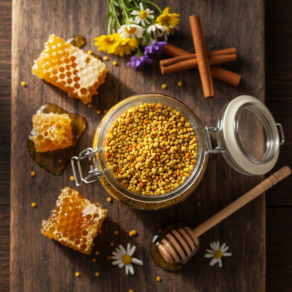 Polen flat lay